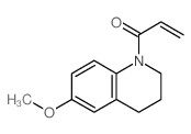 2-Propen-1-one,1-(3,4-dihydro-6-methoxy-1(2H)-quinolinyl)- structure