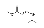 methyl 3-(propan-2-ylamino)but-2-enoate Structure