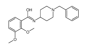 N-(1-benzylpiperidin-4-yl)-2,3-dimethoxybenzamide结构式