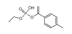 ethyl (1-(p-tolyl)vinyl) hydrogen phosphate结构式