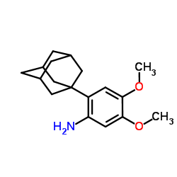 2-(Adamantan-1-yl)-4,5-dimethoxyaniline结构式