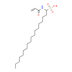 [(1-oxoallyl)amino]octadecanesulphonic acid结构式