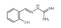 2-[[(Z)-(6-oxo-1-cyclohexa-2,4-dienylidene)methyl]amino]guanidine structure