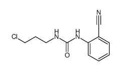 2-(3-(3-Chloropropyl)ureido)benzonitrile结构式