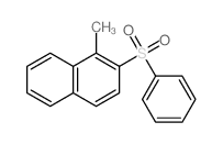 2-(benzenesulfonyl)-1-methyl-naphthalene结构式