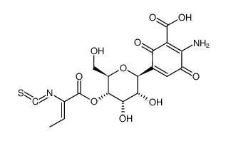 11-O-pauloylpaulinone结构式