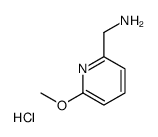 (6-METHOXYPYRIDIN-2-YL)METHANAMINE HYDROCHLORIDE structure
