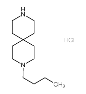 3,9-Diazaspiro[5.5]undecane, 3-butyl-, hydrochloride (1:1) Structure