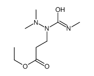 ethyl 3-[dimethylamino(methylcarbamoyl)amino]propanoate结构式