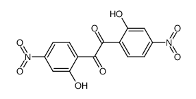 2,2'-dihydroxy-4,4'-dinitro-benzil Structure