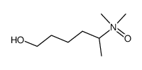 6-hydroxy-N,N-dimethylhexan-2-amine oxide Structure