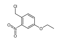 4-chloromethyl-3-nitro-phenetole结构式