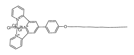 [(4'-(p-decyloxyphenylyl)terpyridine)RuCl3] Structure