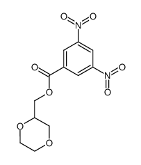 3,5-dinitro-benzoic acid-[1,4]dioxanylmethyl ester Structure