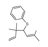 3,3,6-Trimethyl-4-phenylmercapto-heptadien-(1,5) Structure