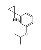 1-[3-(1-甲基乙氧基)苯基]-环丙胺结构式