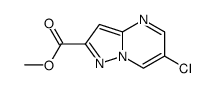 methyl 6-chloropyrazolo[1,5-a]pyrimidine-2-carboxylate结构式