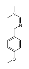 N'-[(4-methoxyphenyl)methyl]-N,N-dimethylmethanimidamide Structure