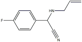 Allylamino-(4-fluoro-phenyl)-acetonitrile结构式