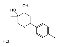 (3S,4S,6S)-1,3-dimethyl-6-(4-methylphenyl)piperidine-3,4-diol,hydrochloride结构式