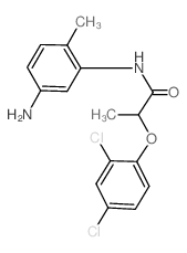 N-(5-Amino-2-methylphenyl)-2-(2,4-dichlorophenoxy) propanamide结构式