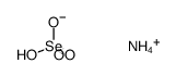 ammonium hydrogen selenate Structure