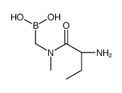 [[(2S)-2-aminobutanoyl]-methylamino]methylboronic acid Structure