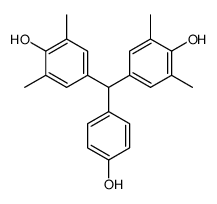 4-[(4-hydroxy-3,5-dimethylphenyl)-(4-hydroxyphenyl)methyl]-2,6-dimethylphenol结构式