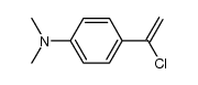 p-dimethylamino-α-chlorostyrene Structure