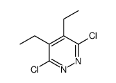 3,6-二氯-4,5-二乙基哒嗪结构式