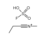 sulfurofluoridic acid,N-propylidynemethanaminium salt Structure