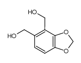 (4-hydroxymethyl-benzo[1,3]dioxol-5-yl)methanol结构式