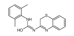 1-(2H-1,4-benzothiazin-3-yl)-3-(2,6-dimethylphenyl)urea结构式