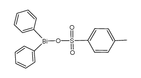 diphenylbismuth 4-methylbenzenesulfonate Structure