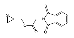 thiiran-2-ylmethyl 2-(1-oxo-3-sulfanylideneisoindol-2-yl)acetate结构式