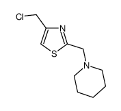 1-(4-Chloromethyl-thiazol-2-ylmethyl)-piperidine Structure