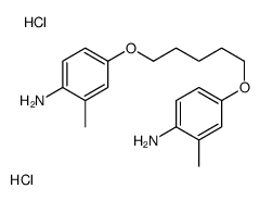 4-[5-(4-amino-3-methylphenoxy)pentoxy]-2-methylaniline,dihydrochloride结构式