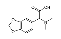 2-(1,3-benzodioxol-5-yl)-2-(dimethylamino)acetic acid Structure
