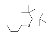 3-butylsulfanyl-2,2,4,4-tetramethylpentane结构式