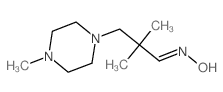 (1E)-2,2-Dimethyl-3-(4-methylpiperazin-1-yl)-propanal oxime Structure