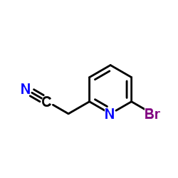 (6-Bromo-2-pyridinyl)acetonitrile Structure