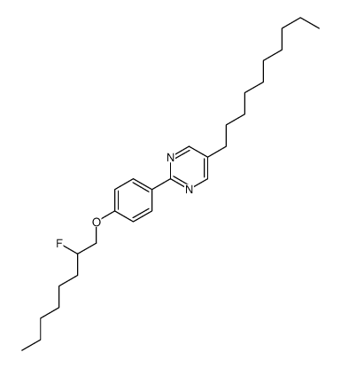 5-decyl-2-[4-(2-fluorooctoxy)phenyl]pyrimidine结构式