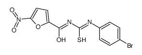 N-[(4-bromophenyl)carbamothioyl]-5-nitrofuran-2-carboxamide结构式