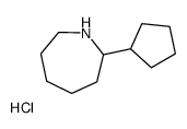2-Cyclopentylhexahydro-1H-azepine Hydrochloride Structure