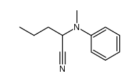 2-N-methylanilinopentanenitrile Structure