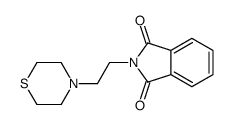 2-(2-thiomorpholin-4-ylethyl)isoindole-1,3-dione结构式