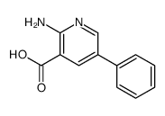 2-amino-5-phenylpyridine-3-carboxylic acid Structure