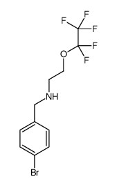 N-(4-Bromobenzyl)-2-(pentafluoroethoxy)ethanamine结构式
