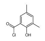Benzoyl chloride, 2-hydroxy-3,5-dimethyl- (9CI) picture