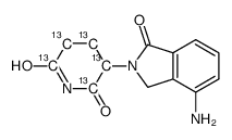 外消旋来那度胺-13C5结构式